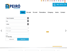 Tablet Screenshot of inmobiliariapeiro.com